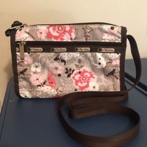 Lesportsac Crossbody Bag with brown birdcages